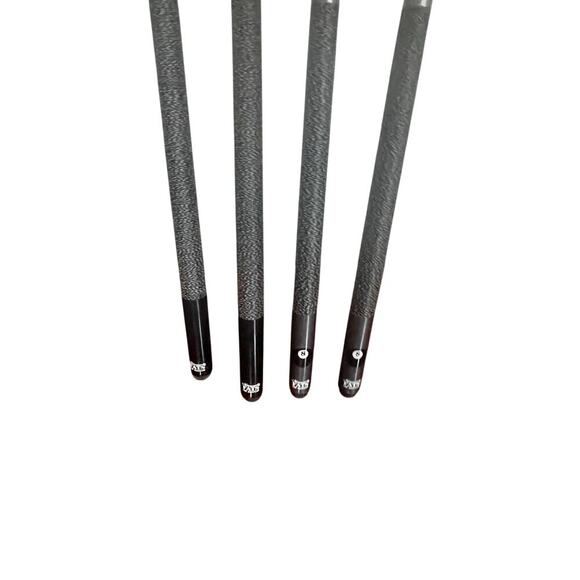 SET OF 4 PLATINUM GRAPHITE 2 PIECES 58’ POOL TABLE CUES STICKS SMOOTH PLAYING - Picture 10 of 14
